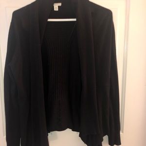 Black Cardigan Size Medium
